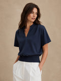 Blouse Suzanne à Col Montant, vue 1