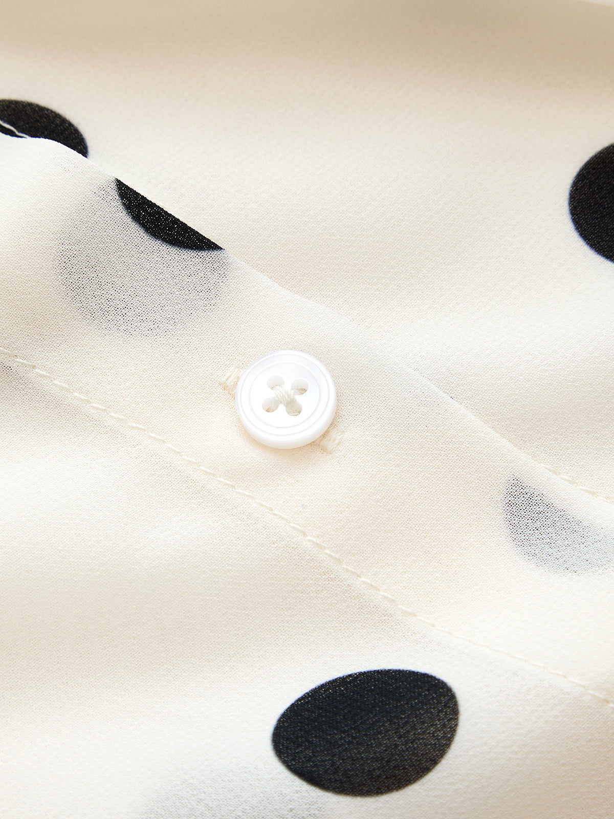 Blouse Lavallière Joséphine à Pois, vue 4