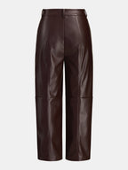 Pantalon Court Hortense en Simili Cuir, vue 8