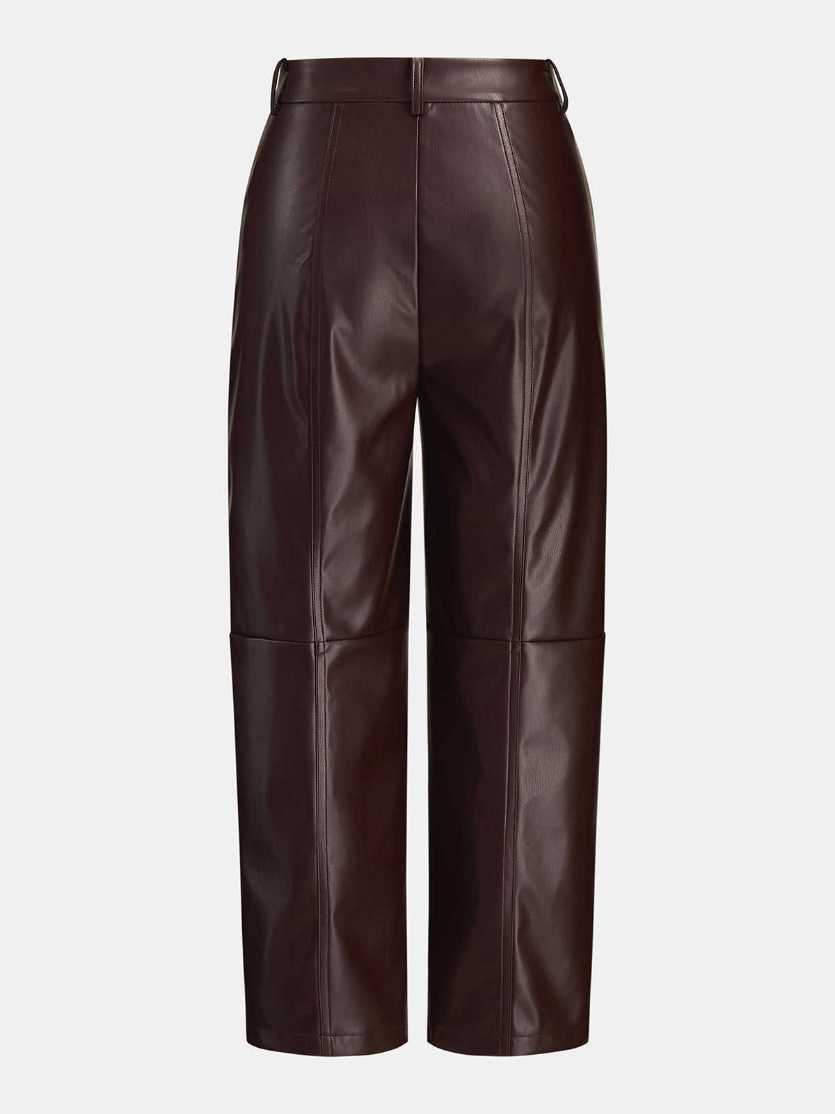 Pantalon Court Hortense en Simili Cuir, vue 8