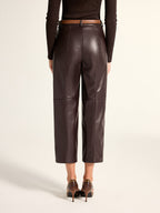 Pantalon Court Hortense en Simili Cuir, vue 5
