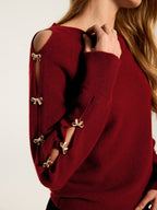 Pull Clémence aux Nœuds Dorés, vue 4