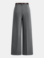 Pantalon Tailleur Bérénice à Plis et Ceinture, vue 3