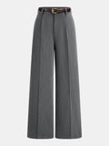 Pantalon Tailleur Bérénice à Plis et Ceinture, vue 1