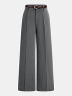 Pantalon Tailleur Bérénice à Plis et Ceinture, vue 1