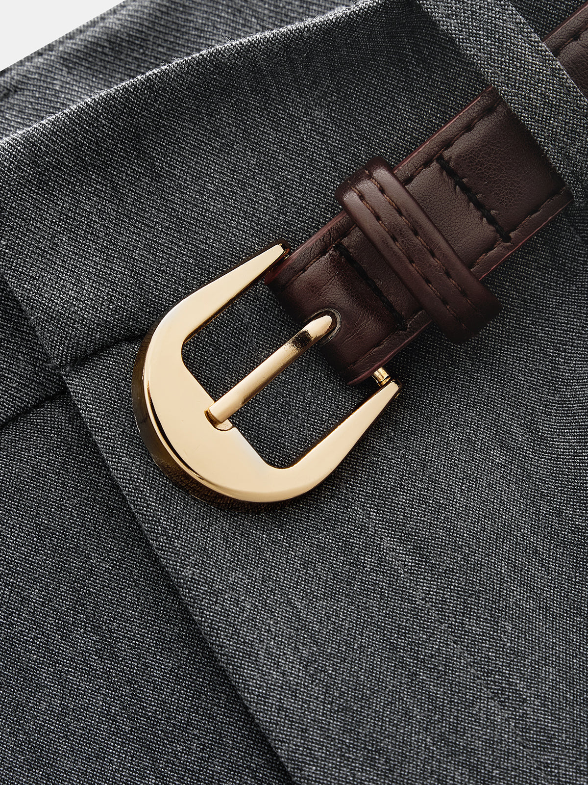 Pantalon Tailleur Bérénice à Plis et Ceinture, vue 4
