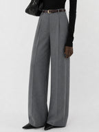 Pantalon Tailleur Bérénice à Plis et Ceinture, vue 6