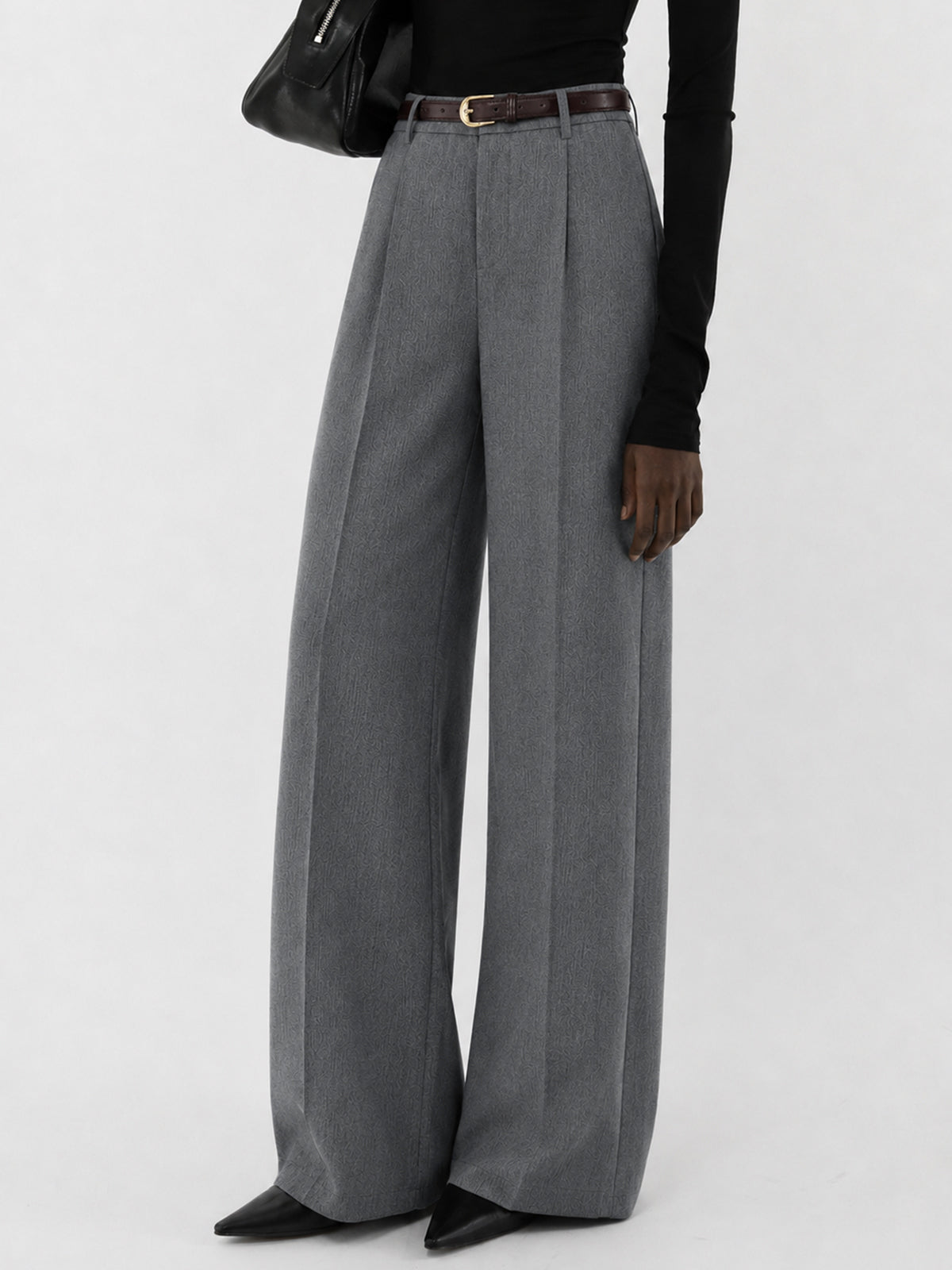 Pantalon Tailleur Bérénice à Plis et Ceinture, vue 6