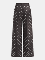 Pantalon Droit Dorothée à Pois, vue 4