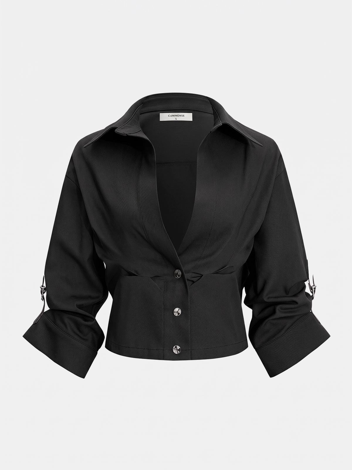 Chemise Courte Noémie à Col Structuré, vue 5