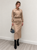 Ensemble Maille Aurore Cardigan et Jupe Midi, vue 4