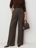 Pantalon Droit Dorothée à Pois, vue 1
