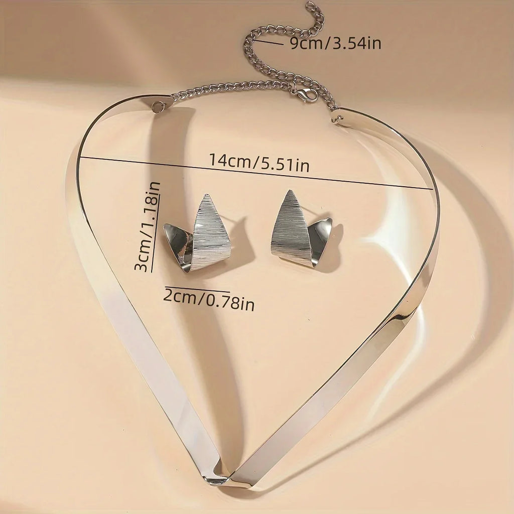L'Épure · Parure Collier & Boucles d'Oreilles