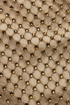 Robe Longue Scintillante Isadora champagne, vue 9