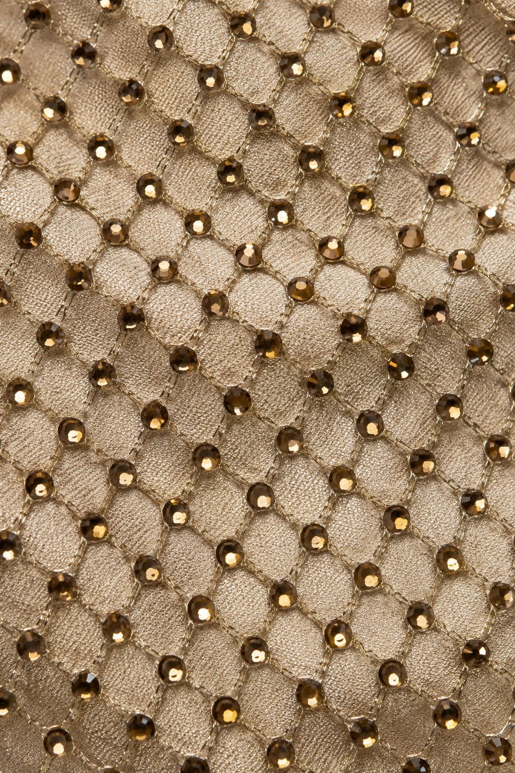 Robe Longue Scintillante Isadora champagne, vue 9