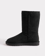 Bottes de neige classiques en suédine Gersande — Noir, packshot vue complémentaire
