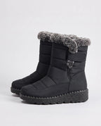 Bottes de neige matelassées imperméables Astride — Noir, packshot vue complémentaire