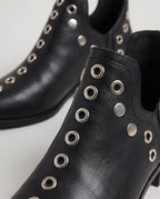 Bottines western à œillets cloutés Azélie — Noir, packshot vue complémentaire