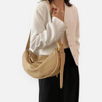 Grand sac à main banane demi-lune chic Marcelle - image 15