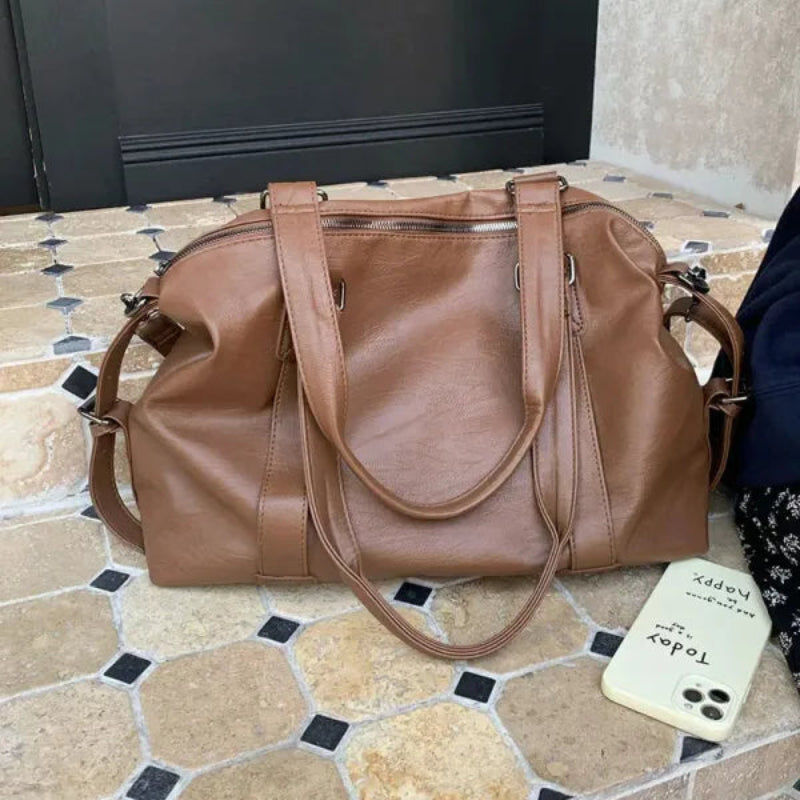 Grand sac à main bandoulière rétro de cours souple Louna - image 17
