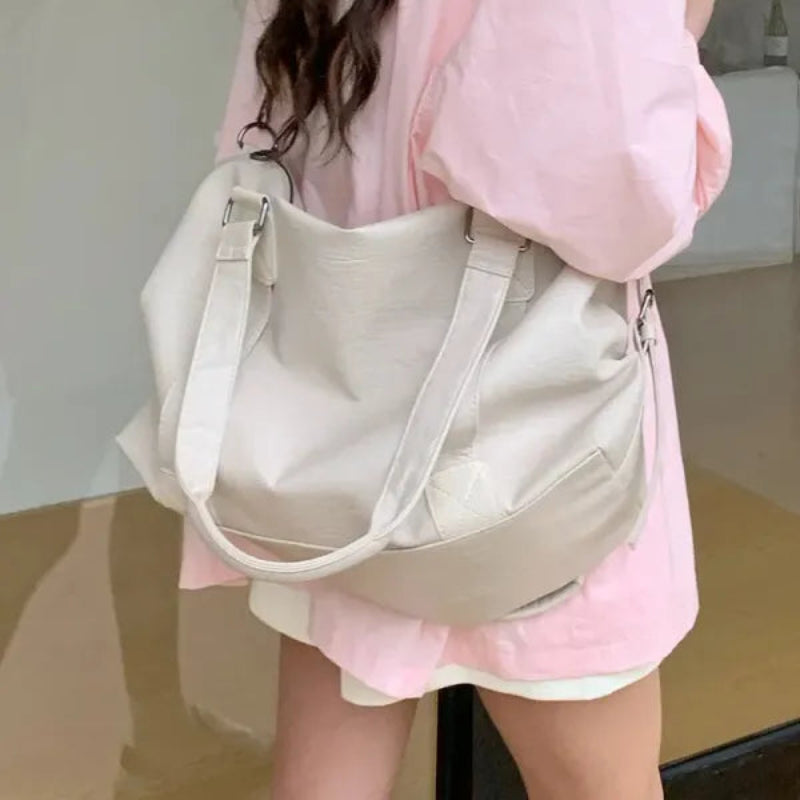 Grand sac à main bandoulière rétro de cours souple Louna - image 24