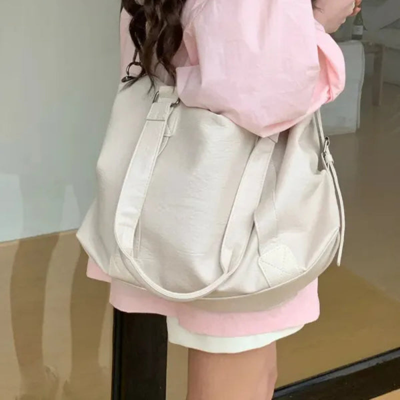 Grand sac à main bandoulière rétro de cours souple Louna - image 25