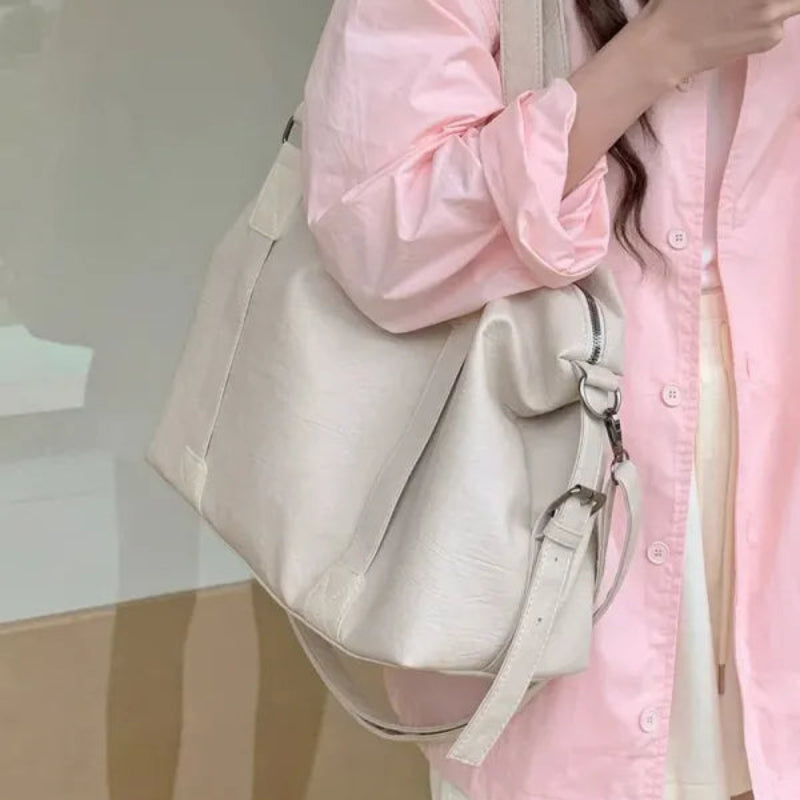 Grand sac à main bandoulière rétro de cours souple Louna - image 26
