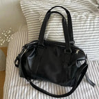 Grand sac à main bandoulière rétro de cours souple Louna - image 4