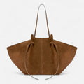 Grand sac à main cabas chic Livia - Marron - image 1