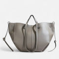 Grand sac à main cabas double porté Élodie - Gris - image 21