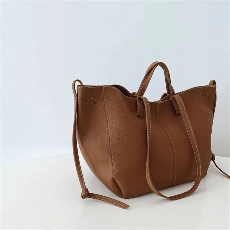 Grand sac à main cabas double porté Élodie - image 11