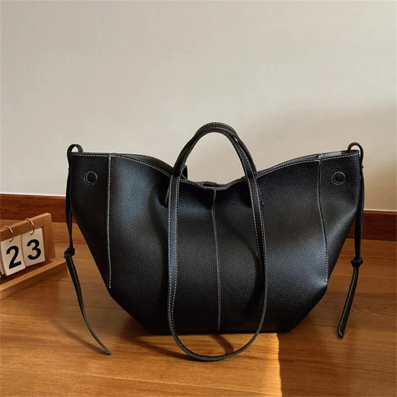 Grand sac à main cabas double porté Élodie - image 15