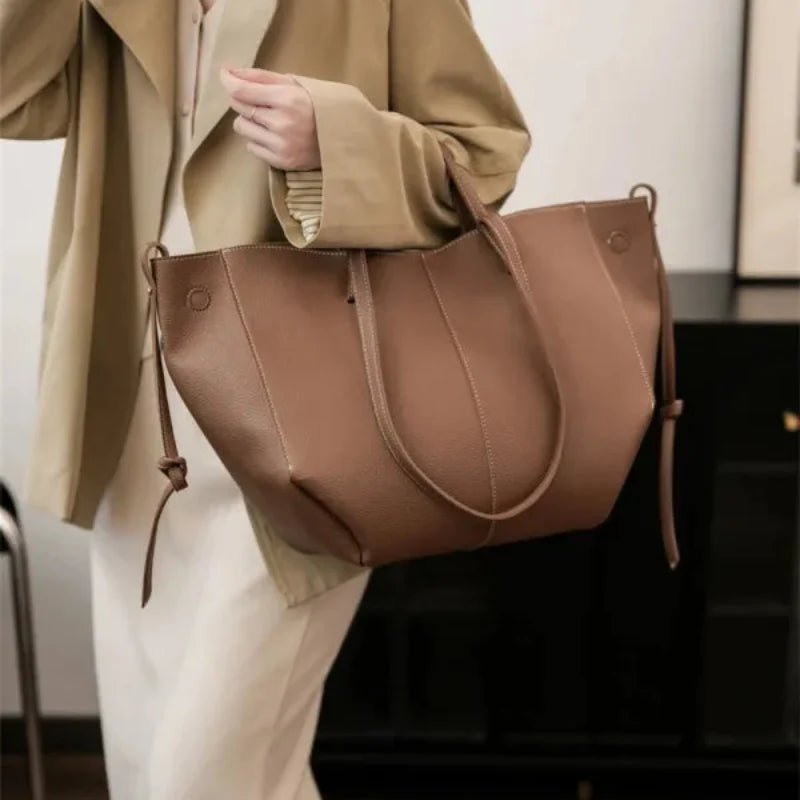 Grand sac à main cabas double porté Élodie - image 19