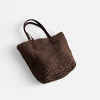 Grand sac à main cabas en paille Lina - image 13
