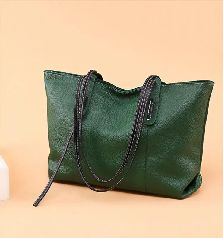 Grand sac à main cabas grainé Clara - image 19