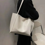 Grand sac à main cabas souple avec pochette assortie Amandine - image 27
