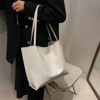 Grand sac à main cabas souple avec pochette assortie Amandine - image 31