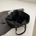 Grand sac à main cabas vintage de cours souple Solène - image 3