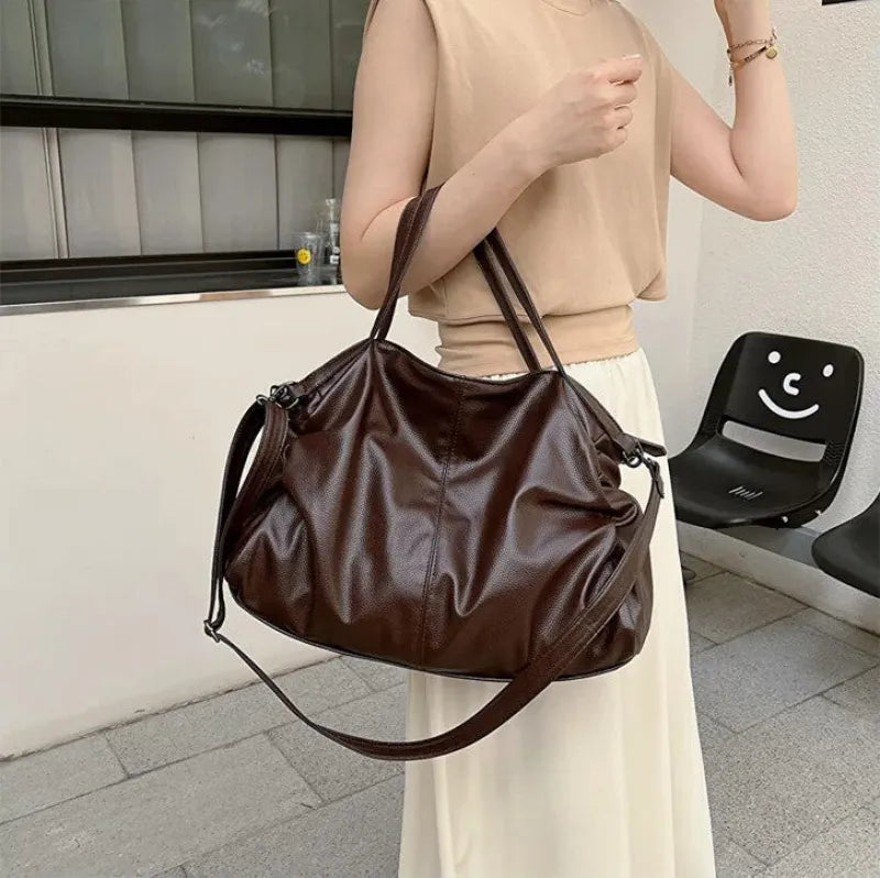 Grand sac à main de cours souple avec bandoulière Juliette - image 13