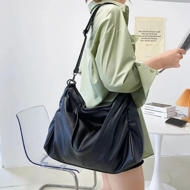 Grand sac à main de cours souple avec bandoulière Juliette - image 9