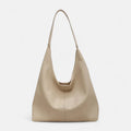 Grand sac à main hobo de cours avec sa pochette assortie Élodie - Blanc - image 10