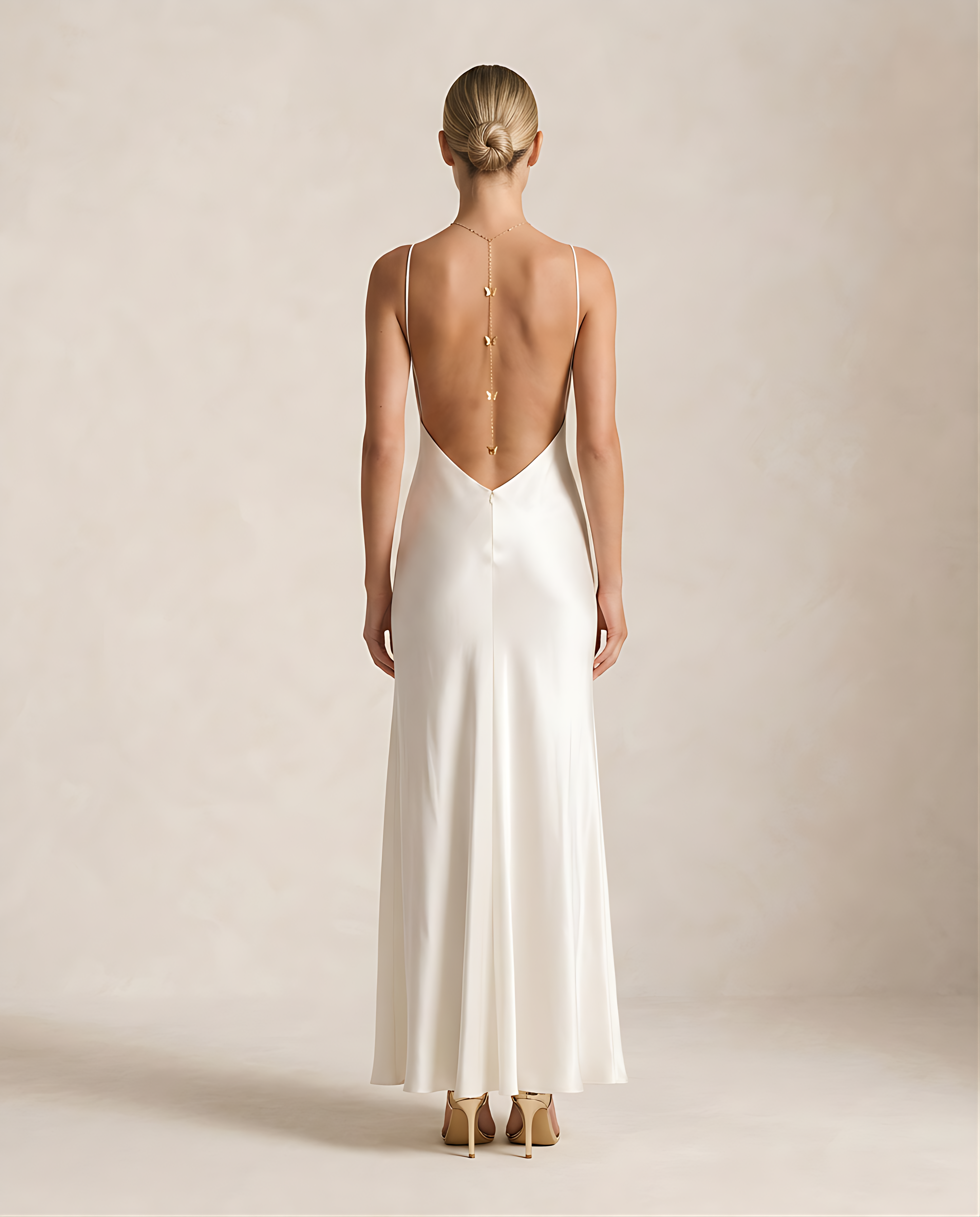 La Nuit Blanche · Robe Satin Dos Nu