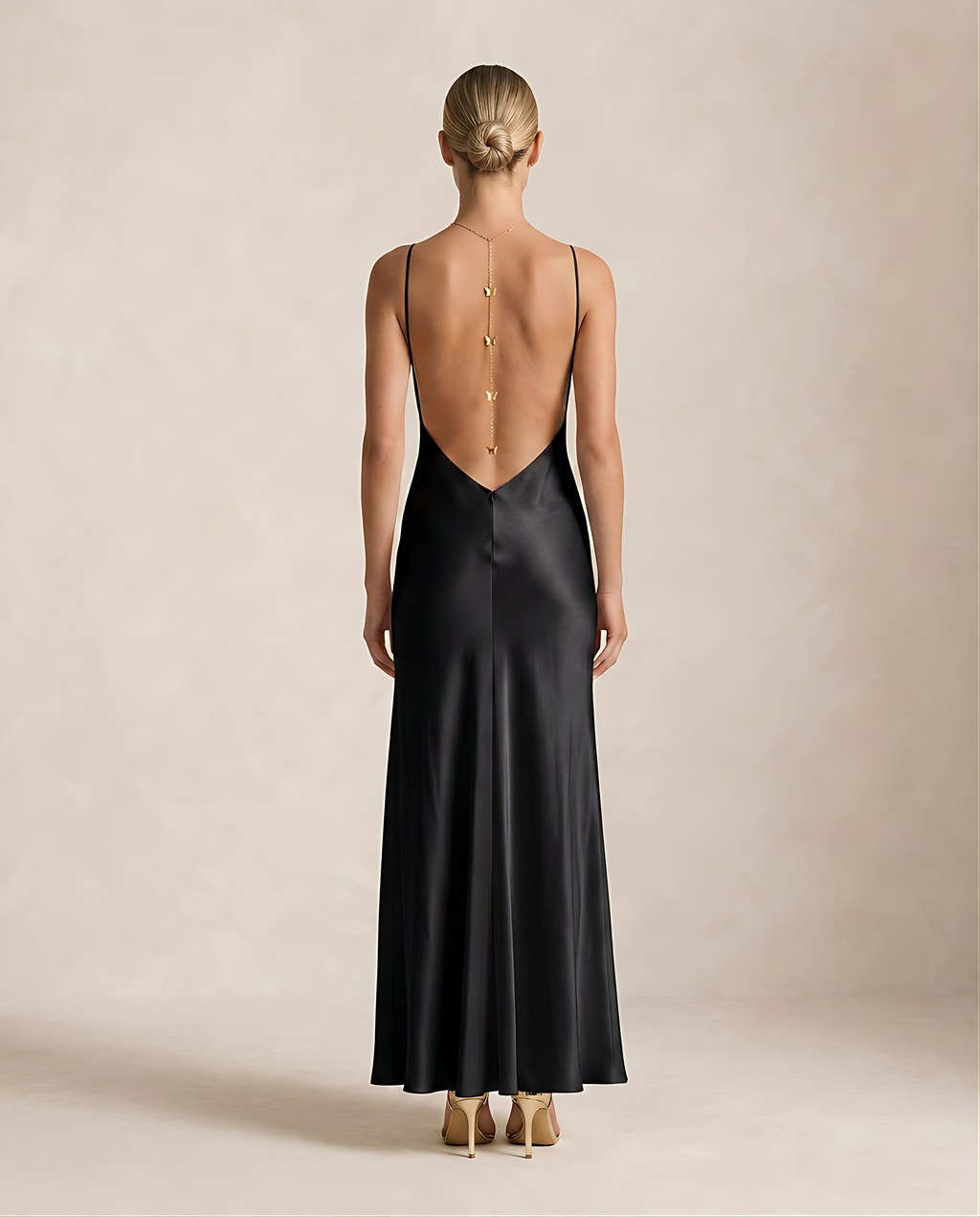La Nuit Blanche · Robe Satin Dos Nu