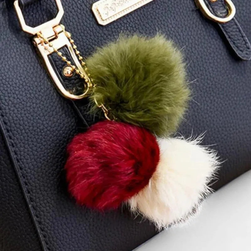 Petit sac à main bandoulière avec son charms pompon Louna - image 10