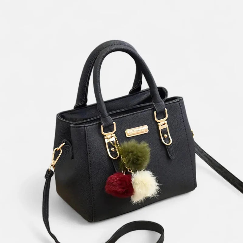 Petit sac à main bandoulière avec son charms pompon Louna - image 15
