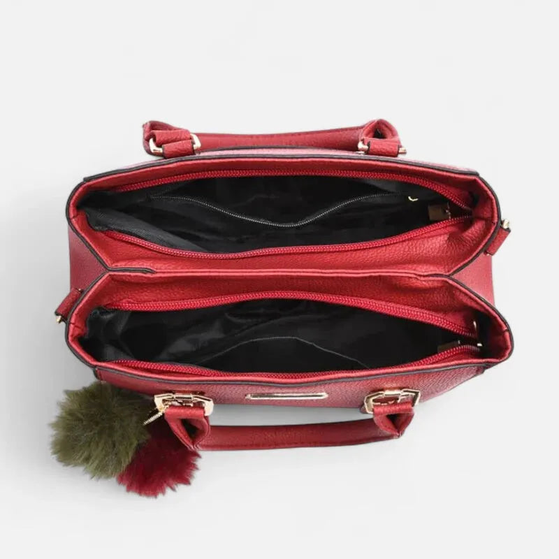 Petit sac à main bandoulière avec son charms pompon Louna - image 17