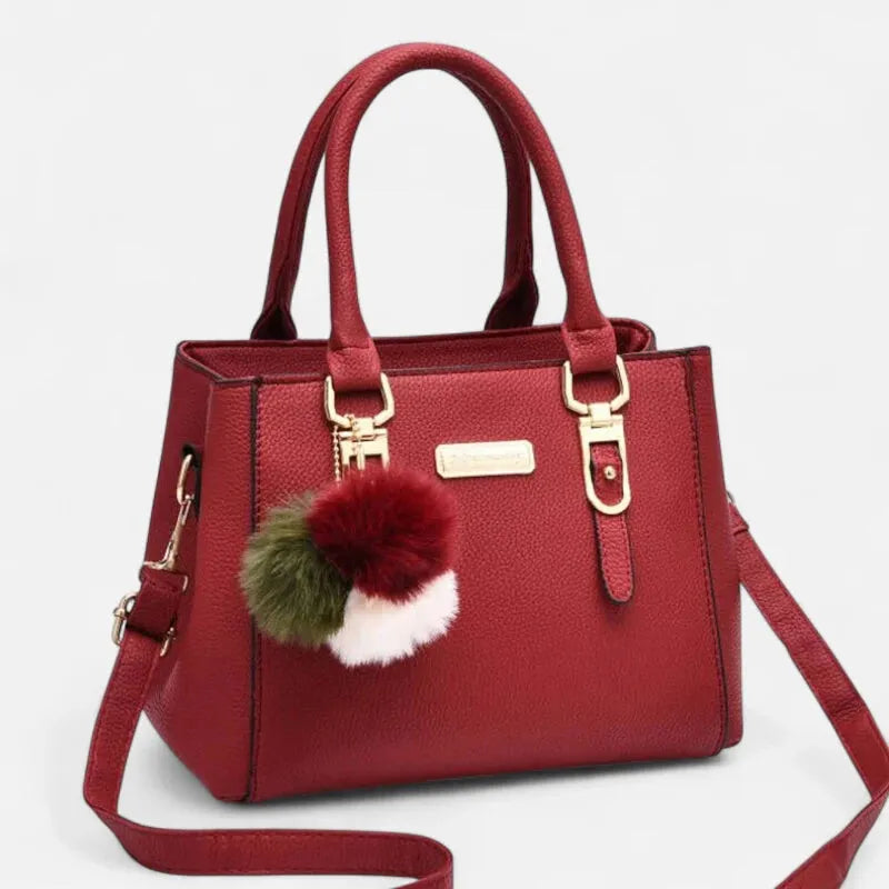 Petit sac à main bandoulière avec son charms pompon Louna - image 18