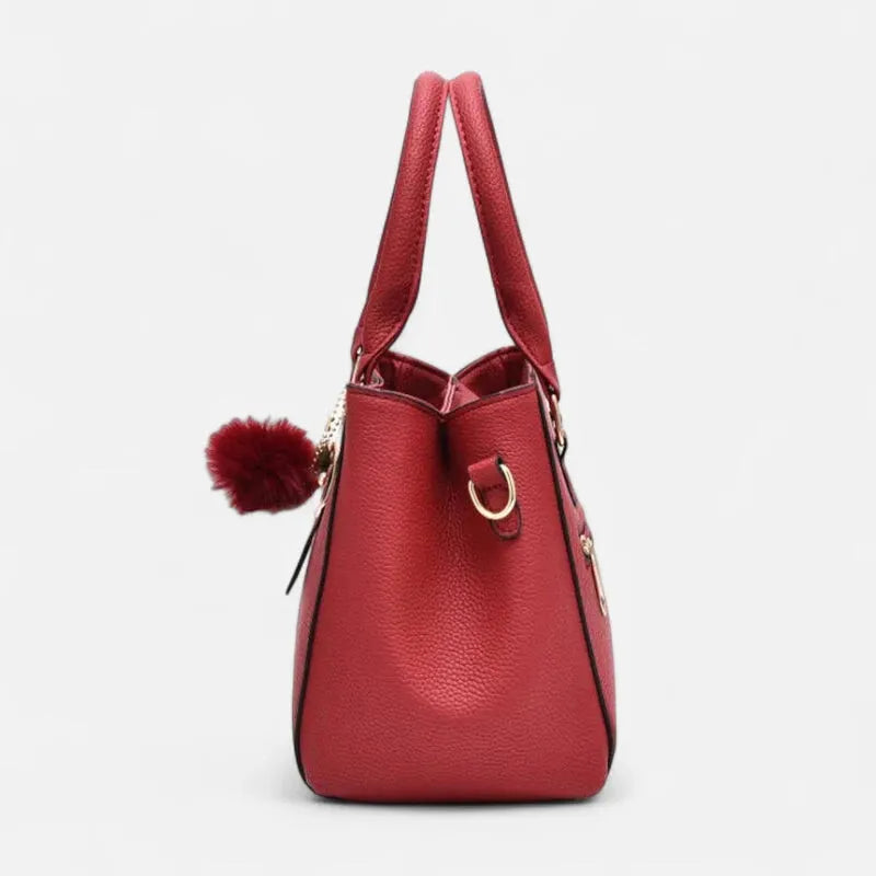 Petit sac à main bandoulière avec son charms pompon Louna - image 19