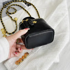 Petit sac à main bandoulière cubique matelassé au finition doré Aurore - image 5
