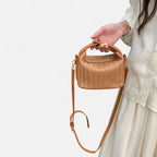 Petit sac à main bandoulière en paille Éléa - image 11